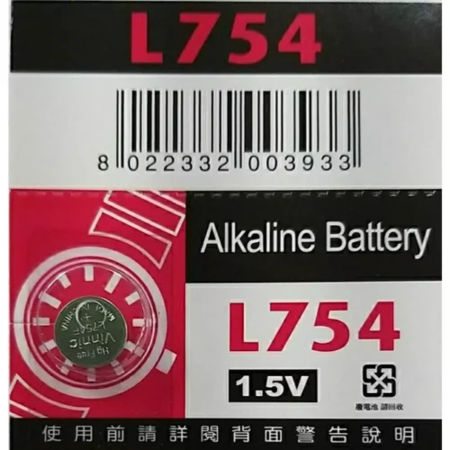 tw-11134207-7r991-lvzl80f5sgfa13 【 大林電子 】Vinnic 水銀電池 電池 鈕扣電池 L754 單顆裝