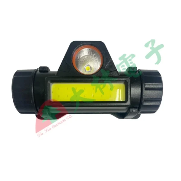 【 大林電子 】充電式頭燈 COB LED 工作燈 可調節亮度 USB充電