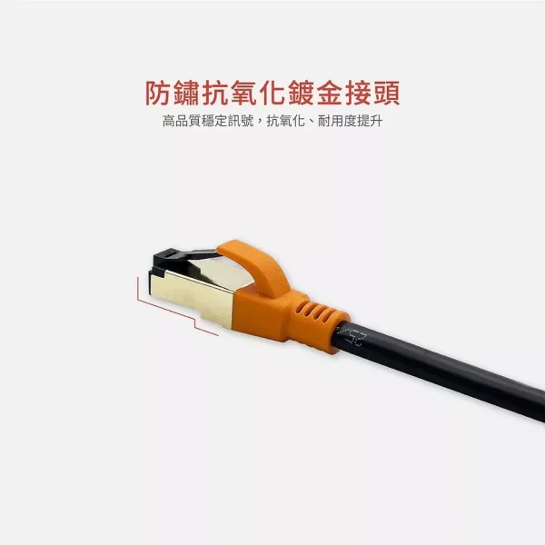 tw-11134207-7r991-lz1x4041kt10a1 【 大林電子 】SOODATEK CAT.8 FFTP 雙遮蔽超高速網路線1米/SLAN8-PC100BL.另有其他長度