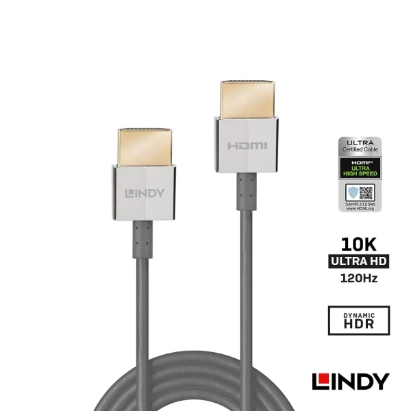 tw-11134207-7r992-lqok6fqzrymafd 【 大林電子 】 LINDY 林帝 CROMO HDMI 2.1 TYPE-A 公 TO 公 極細傳輸線 0.5M/1M