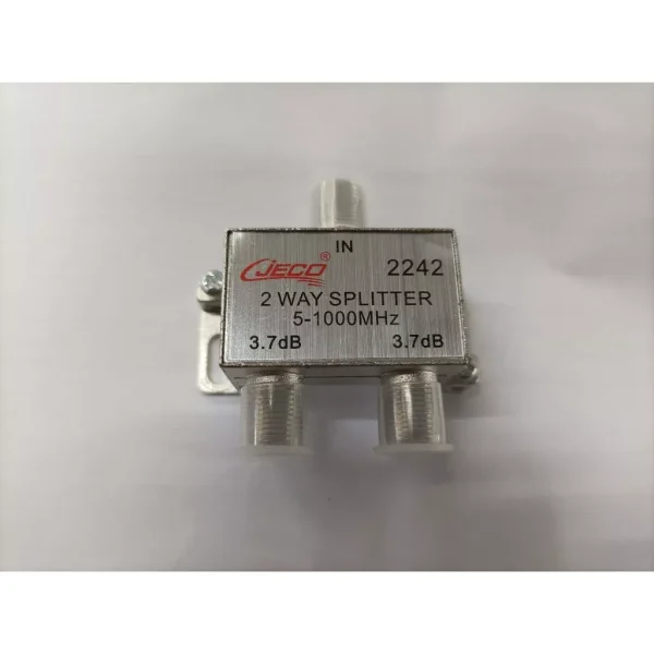 【 大林電子】數位電視.F接頭一進二出分配器 2242