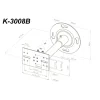 【大林電子】台灣製造 STANDER 江楠 K-3008 懸吊架 喇叭壁掛式 喇叭架 喇叭吊架