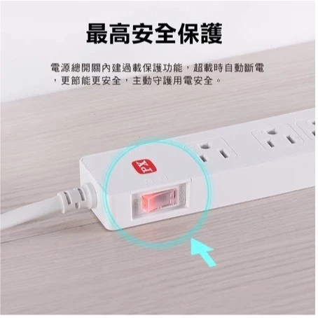 【大林電子】PX大通 5切4座電源延長線 台灣製造 PEC-3546W PEC-3549W