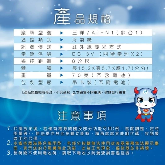 【 大林電子 】Dr.AV 聖岡科技 北極熊系列 AI-N1B AI-N1 三洋 中興 資訊家適用 窗型 分離式 變頻機