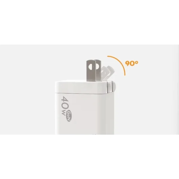 【 大林電子 】POLYBATT 40W GaN 氮化鎵充電器 2C GAN06-40W