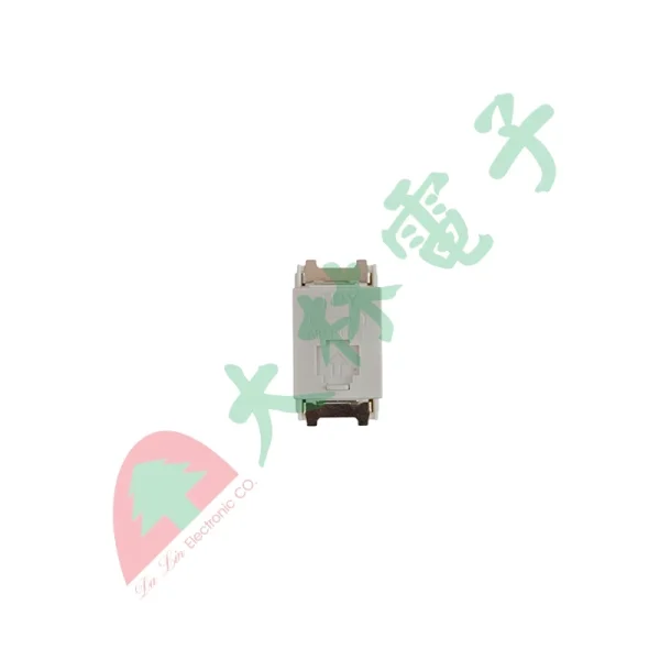 【 大林電子 】 ★ 電子材料 ★ 6P4C電話插座 電話插座卡式 A92-L001-J