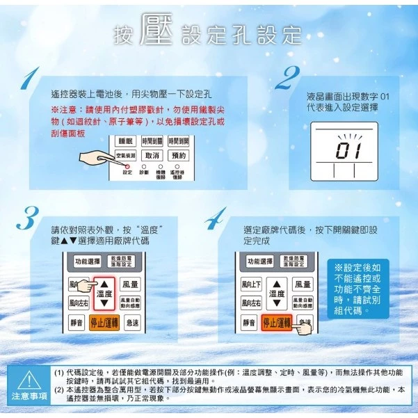 【 大林電子 】Dr.AV 聖岡科技 北極熊系列 東元TECO 冷暖氣機遙控器 AI-T1 窗型 分離式 變頻 冷暖