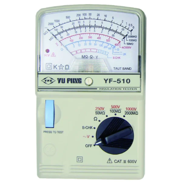 【 大林電子 】 TENMARS 世駿 指針式高阻計 高阻計 YF-510