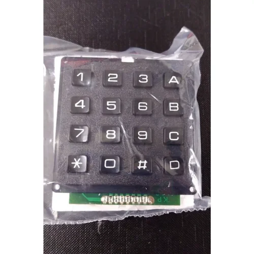 tw-11134207-7rasb-m1mc8mw60hsbcc 【 大林電子 】 ★ 電子材料 ★ 4*4鍵盤開關 8P 按鍵式 黑色 0565A