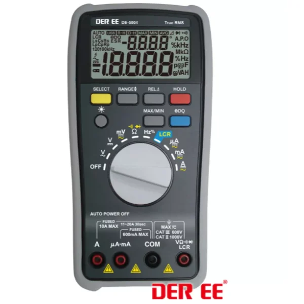 【 大林電子 】 DER EE 得益 數位型萬用電錶+LCR DE-5004