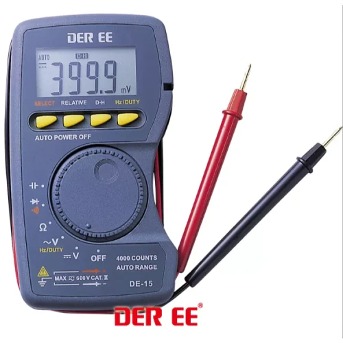 tw-11134207-7rasd-m4fsxezrvml916 【 大林電子 】 DER EE 得益 口袋型萬用電錶 名片型電錶 DE-15