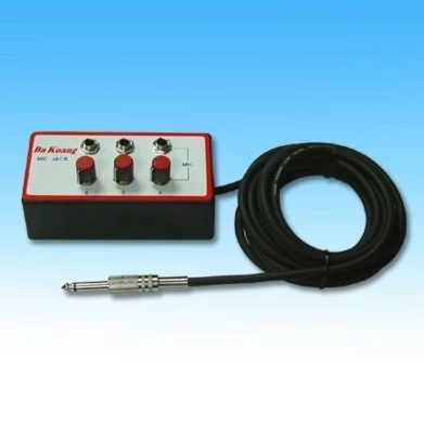 【 大林電子 】MIC1分3 附調音量調整 14尺 1分6 20尺 6.3MM 麥克風分配器