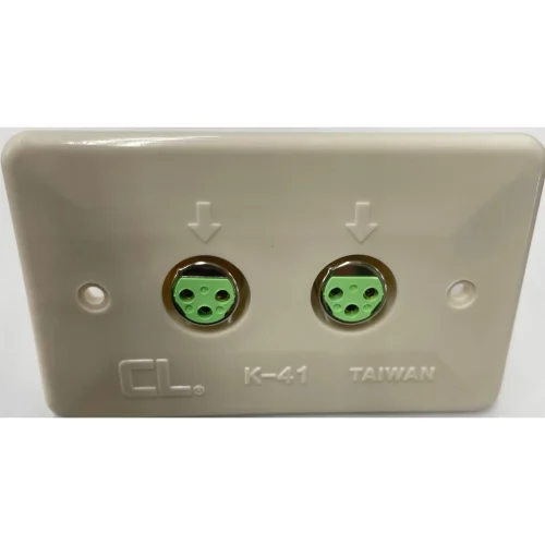 tw-11134207-7rasg-m33b1q7pxlxsd6 【 大林電子 】麥克風壁插 面板式 1孔 2孔 佳能座