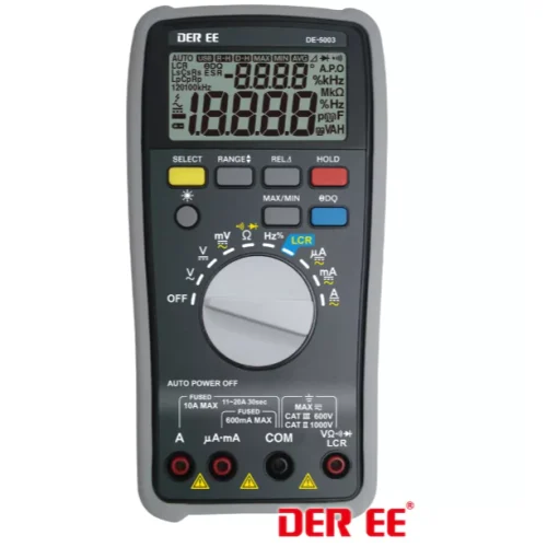 【 大林電子 】 DER EE 得益 數位型萬用電錶+LCR DE-5003