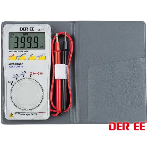 tw-11134207-7rasj-m4fsia0jdy4r5a 【 大林電子 】 DER EE 得益 口袋型萬用電錶 名片型電錶 DE-11