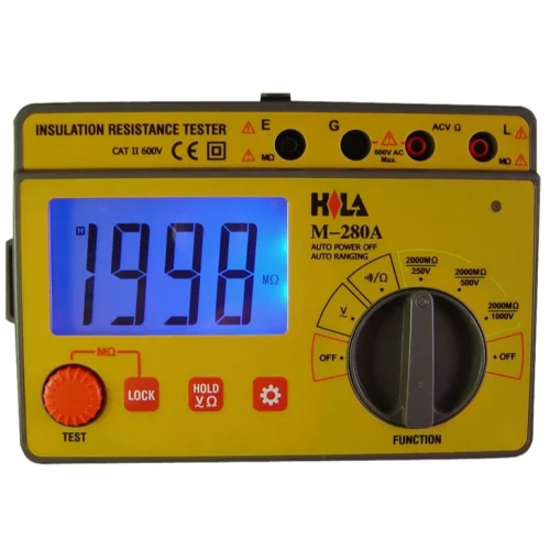 【 大林電子 】 HILA 海碁 數字三段式絕緣高阻計 數位高阻計 高阻計 M-280A
