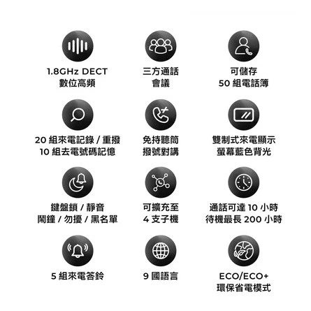 【大林電子】Motorola 摩托羅拉 數位無線電話機 T301+