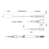 【 大林電子 】 HILA 海碁 迷你鱷魚夾(母2mm) FC-N19