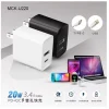 tw-11134207-7rbk4-m82w1x6oozxj0d 【大林電子】MCK-U220 台灣製造 充電器 PD QC3.0 20W 1A1C 雙孔快充