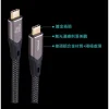 tw-11134207-7rbk4-m9ztwngkdp023c 【 大林電子 】 PX大通Type C to C 極速快充傳輸線2米 240W/40G UCC4X-2B