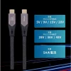 tw-11134207-7rbk9-m9ztwnfqewuqd8 【 大林電子 】 PX大通Type C to C 極速快充傳輸線2米 240W/40G UCC4X-2B