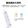 【大林電子】PX大通 1切6座4尺USB電源延長線 台灣製造 三年保固 PEC-316P4W