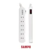 【大林電子】SAMPO 一開六插轉接電源線組 延長線 6尺 EL-W16T6 MIT台灣製造