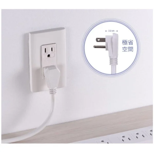 【大林電子】PEC-343P6W 4切3座6尺USB電源延長線 台灣製造