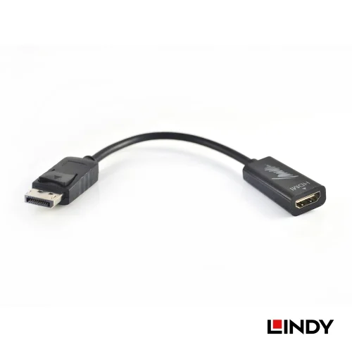 tw-11134207-81ztd-me70t6rtm8zm47 【 大林電子 】LINDY 林帝 DISPLAYPORT公 To HDMI母 4K轉換器 41718
