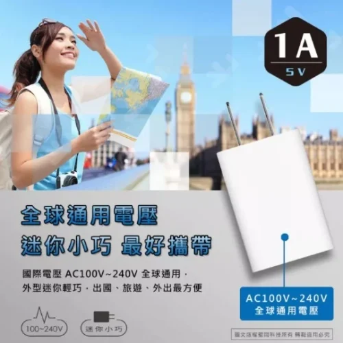 tw-11134207-81zte-mghpgdctmvwt5e 【 大林電子 】Dr.AV 聖岡科技 USB智能充電器 USB-511A 豆腐頭