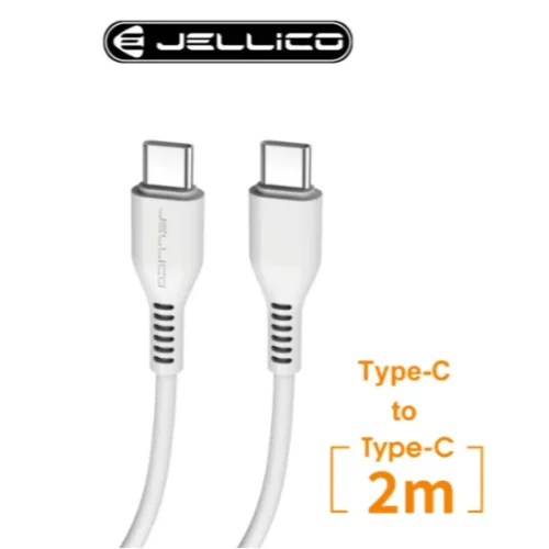 tw-11134207-81zte-mjza8t1nbcp3c0 【 大林電子 】 JELLICO PD快充Type-C To Type-C充電傳輸線 2米 JEC-KDS32-WTCC