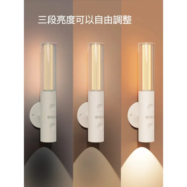 tw-11134207-81ztf-mjr07ciwta0z0e 【 大林電子 】 ESENSE 逸盛 極簡風多功能磁吸壁掛燈 11-UTD310WH