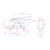 【 大林電子 】 熱水器用小微動開關 直柄 短腳 長腳型 3A . P/D5096B 熱水器開關