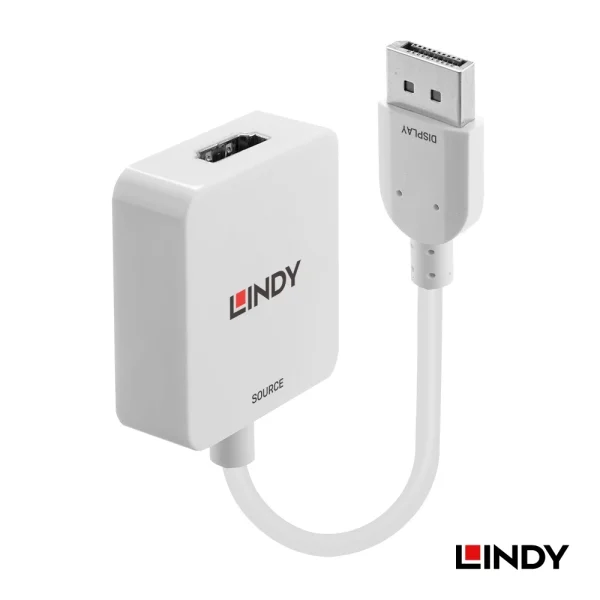 tw-11134207-81ztj-mhbmxyzphkp8ea 【 大林電子 】 LINDY 林帝 HDMI2.0 to DisplayPort 1.2 4K60Hz轉接器 38303