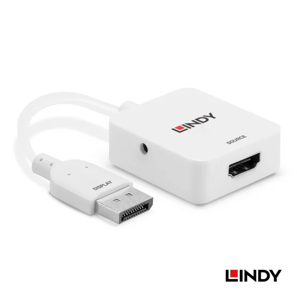 tw-11134207-81ztk-mhbmy0e37z0p5b 【 大林電子 】 LINDY 林帝 HDMI2.0 to DisplayPort 1.2 4K60Hz轉接器 38303