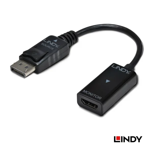 【 大林電子 】LINDY 林帝 主動式 DISPLAYPORT公 To HDMI母 4K轉換器 41728