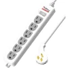 tw-11134207-81zto-mfnr14o2i495c3 【 大林電子 】iPlus+ 保護傘 成電 1切6座3P 延長線 PU-3166-6 6尺 台灣製造