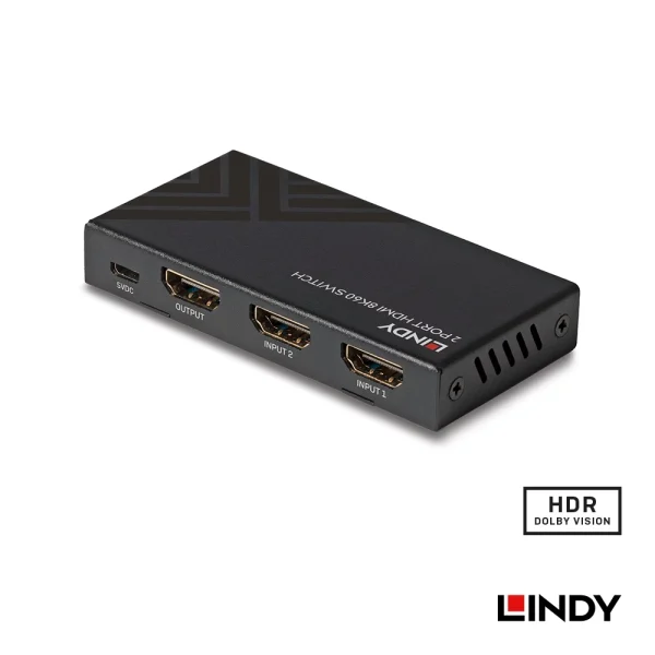 tw-11134207-81ztp-me70fu3nuxhie8 【 大林電子 】LINDY 林帝 HDMI 8K@60HZ 二進一出影像切換器 38337