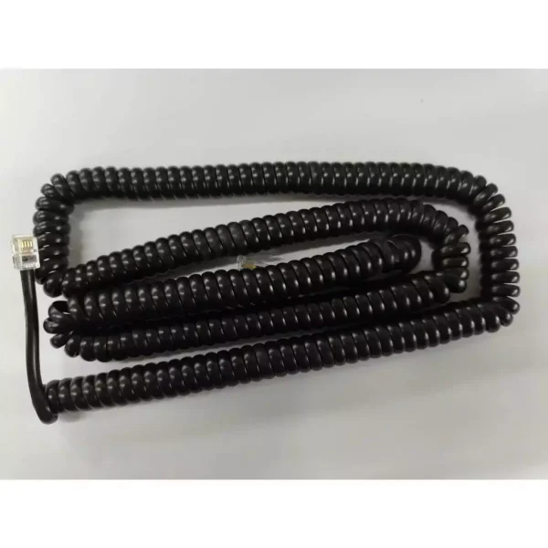 【 大林電子 】電話用聽筒線 黑色 7尺/15尺/25尺 4P4C頭 4312