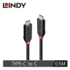 tw-11134207-820l8-mpt77p12kruze2 【 大林電子 】LINDY 林帝 BLACK系列USB4 GEN3x2 TYPE-C PD240W 0.5M 37000