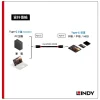 tw-11134207-820lb-mpt7iucdjdhra3 【 大林電子 】LINDY 林帝 BLACK系列USB4 GEN3x2 TYPE-C PD240W 0.5M 37000