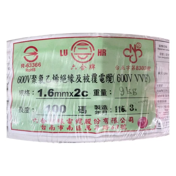 【 大林電子】 白扁線 1.6MM 2.0MM 零售用 1米1個單位