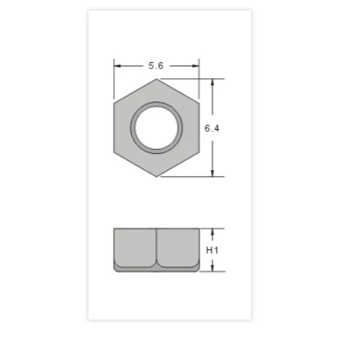 【 大林電子 】KSS 凱士士 PN-3 PN-4 PN-5 PN-6 塑膠螺帽 塑膠 螺帽 台灣製造