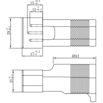 【 大林電子 】公插頭 IEC C14 母座 NEMA 5-15R 轉接頭