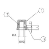 【 大林電子】A型旋鈕 螺絲型 小 中 大 P/598