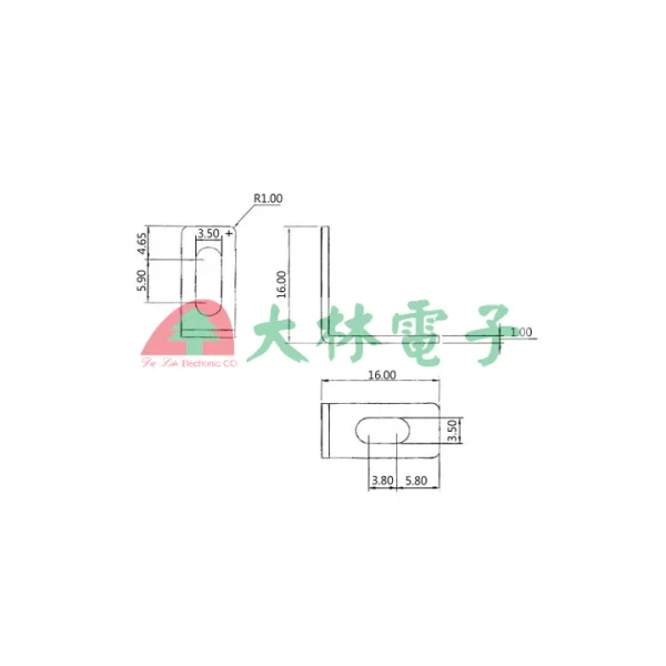 【大林電子 】L型支架 小隻 5入裝 大隻 4入裝