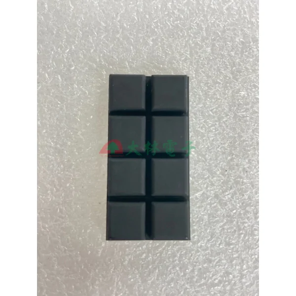 【 大林電子】橡膠腳墊 橡膠黑 方格形 黑膠墊 方格型 3M 背膠 多入裝