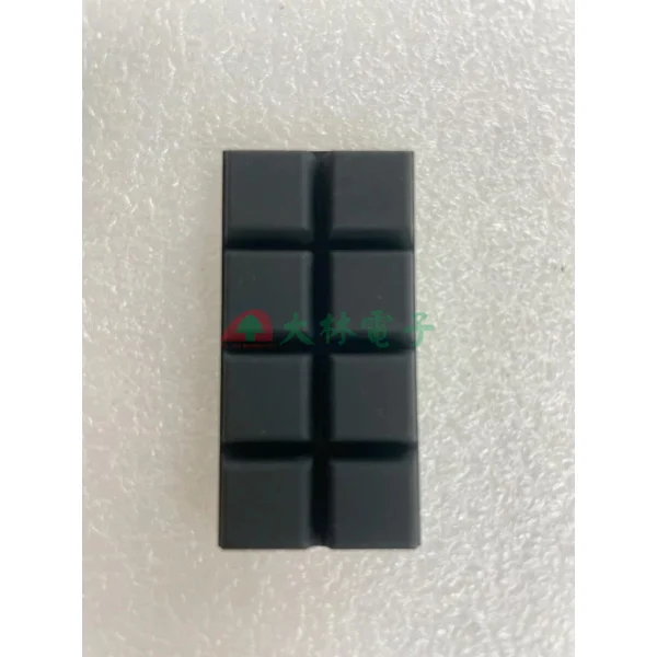 【 大林電子】橡膠腳墊 橡膠黑 方格形 黑膠墊 方格型 3M 背膠 多入裝