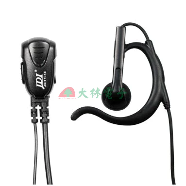 tw-11134211-7ras8-m4bnuefxmuizcc 【 大林電子 】 ★ 台灣製造 ★ JDI 對講機用 2.5MM MOTO單孔 JD-1708EH 耳掛耳機 麥克風