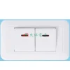 【 大林電子 】台昱電工 雪白型開關 一切 二切 三切 單插座附接地組